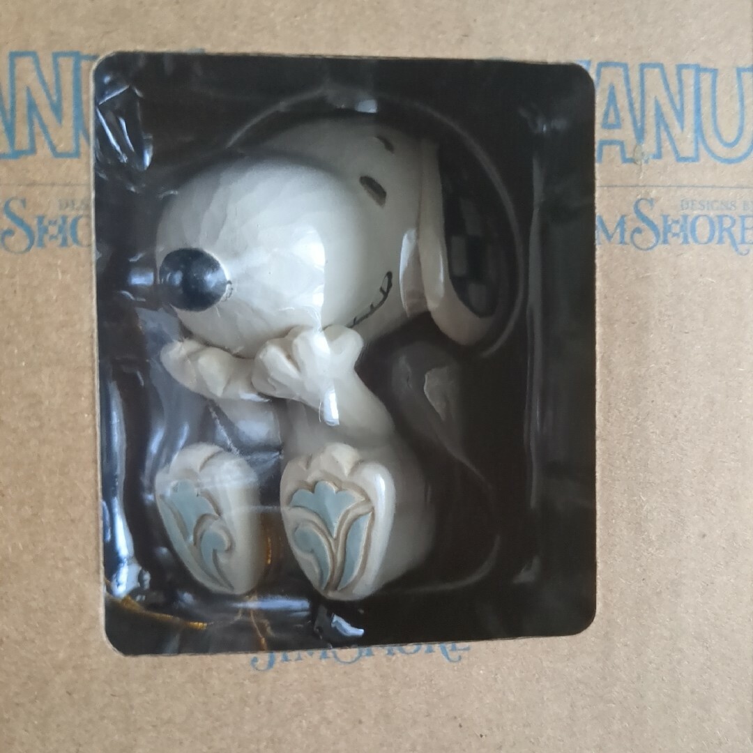 SNOOPY - PEANUTS JIMSHORE ミニフィギュアSnoopy Laughingの SNOOPY - PEANUTS JIMSHORE ミニフィギュアSnoopy Laughingの