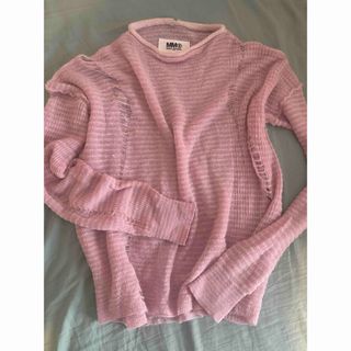 MM6 - MM6 MAISON MARGIELA オーバーサイズ ニットセーターの MM6 - MM6 MAISON MARGIELA オーバーサイズ ニットセーターの