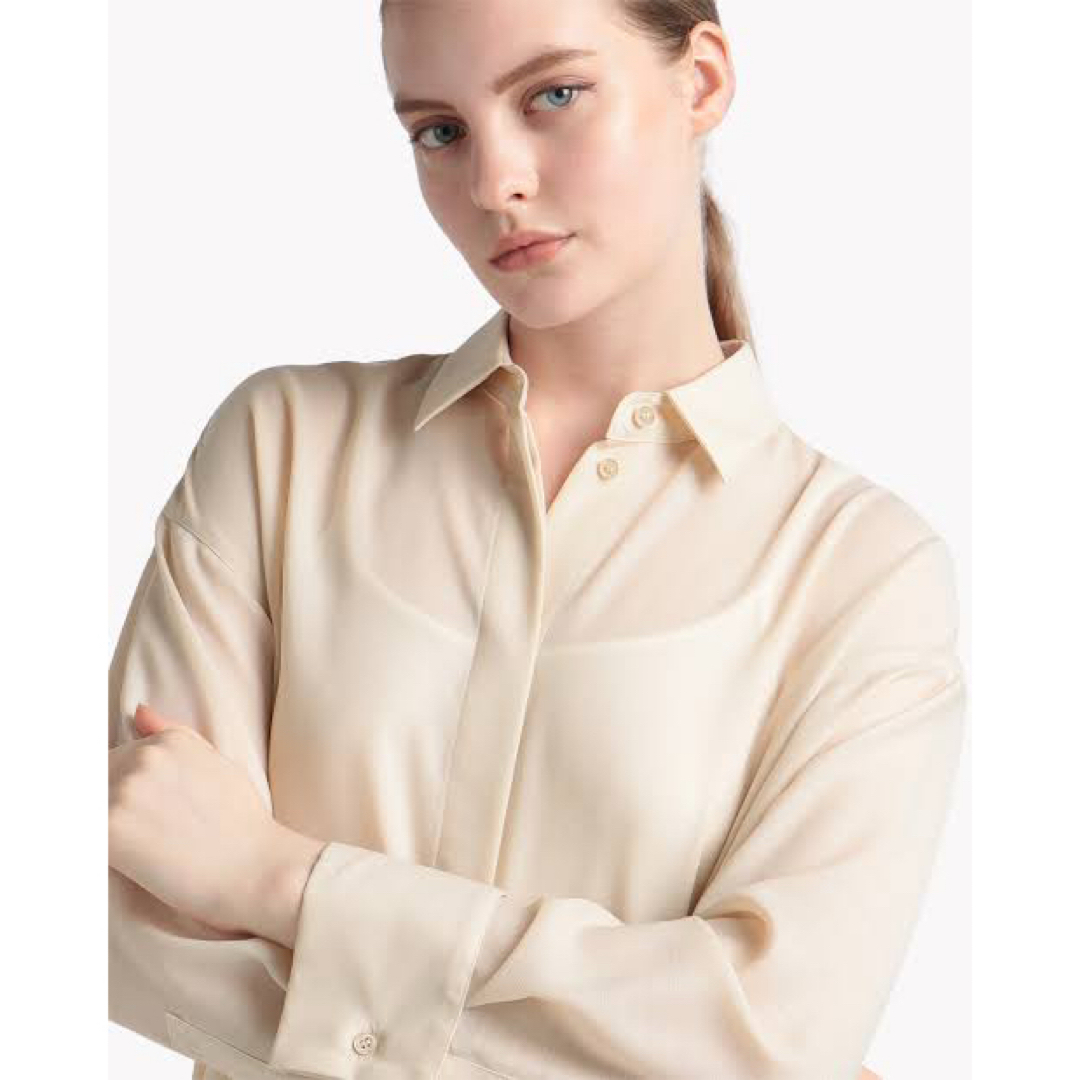 Theory luxe - theory luxe 22AW 完売 ウォッシャブル シャツ Theory luxe - theory luxe 22AW 完売 ウォッシャブル シャツ