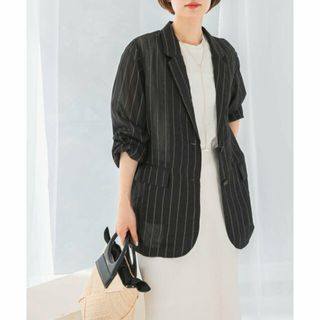 アーバンリサーチロッソ(URBAN RESEARCH ROSSO)の【bk×white】シアージャケット(テーラードジャケット)