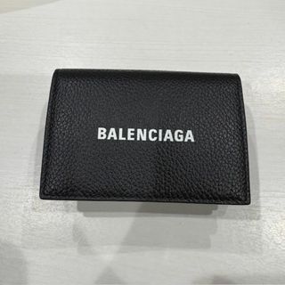 BALENCIAGA - BALENCIAGA 三つ折り 財布 クロコ Bロゴ シルバー BALENCIAGA - BALENCIAGA 三つ折り 財布 クロコ Bロゴ シルバー