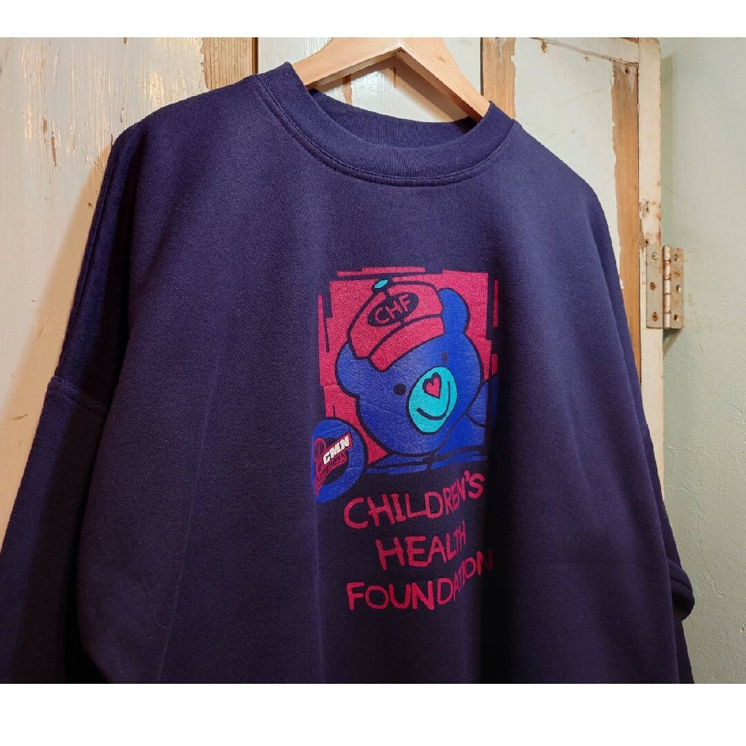 VINTAGE - ☆US古着カナダ製/熊/プリントスウェット/アニマル/XL VINTAGE - ☆US古着カナダ製/熊/プリントスウェット/アニマル/XL