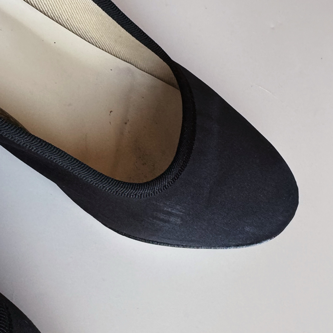 repettoレペットGUILLEMETTE ピンクリボン バレエシューズ 39