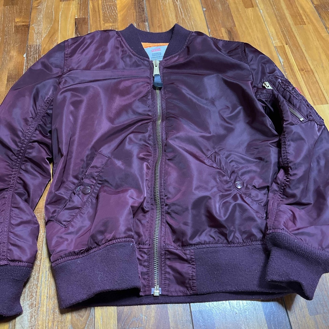 Supreme - supreme MA-1フライトジャケットSサイズ ボルドー中古 Supreme - supreme MA-1フライトジャケットSサイズ ボルドー中古