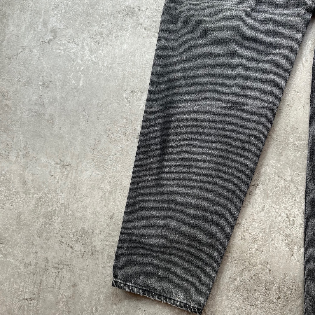 90s USA製 リーバイス 505 後染め ブラックデニム 90's Levi's 505 PIECE-DYEING BLACK JEANS MADE IN USA W38L32