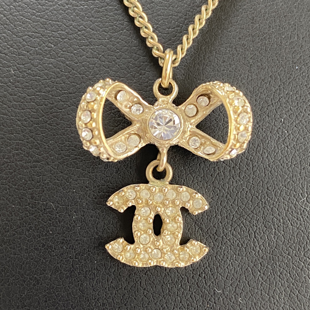 CHANEL - 【良品】シャネル ココマーク ゴールドネックレス CHANEL - 【良品】シャネル ココマーク ゴールドネックレス