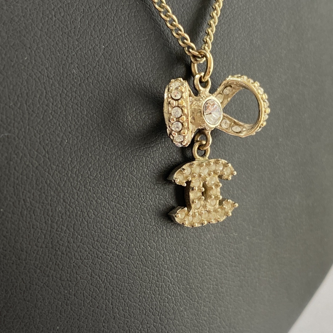CHANEL - 【良品】シャネル ココマーク ゴールドネックレス CHANEL - 【良品】シャネル ココマーク ゴールドネックレス