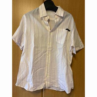 PRADA - PRADA ウール ジップシャツ グレンチェック シャツ PRADA - PRADA ウール ジップシャツ グレンチェック シャツ
