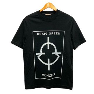 MONCLER - 美品 モンクレール ロゴミニワッペン 半袖Tシャツ MONCLER - 美品 モンクレール ロゴミニワッペン 半袖Tシャツ