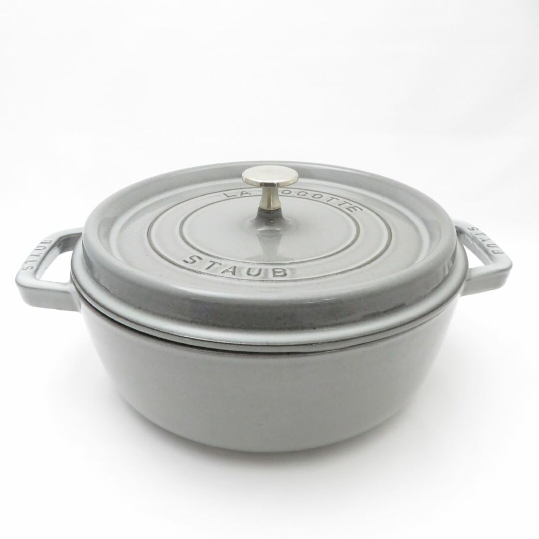 STAUB - STAUB ストウブ ピコ ココット ラウンド 両手鍋 26cm STAUB - STAUB ストウブ ピコ ココット ラウンド 両手鍋 26cm