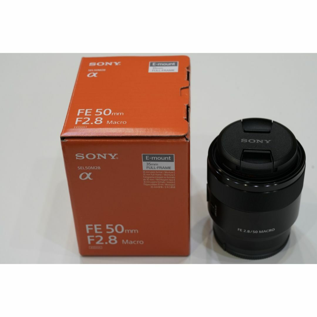 SONY - SONY FE50mm F2.8 Macro 単焦点マクロレンズ 超美品の SONY - SONY FE50mm F2.8 Macro 単焦点マクロレンズ 超美品の