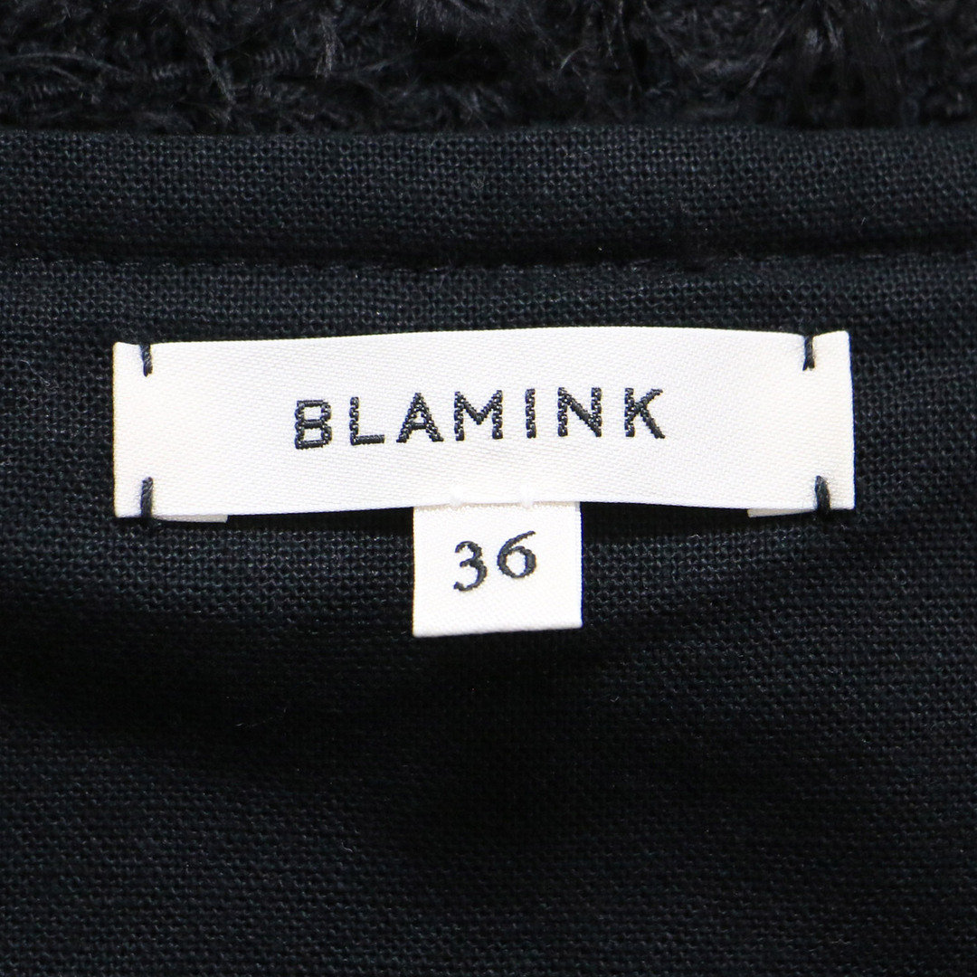 BLAMINK - BLAMINK ブラミンク ワンピース ブラック 黒 サイズ BLAMINK - BLAMINK ブラミンク ワンピース ブラック 黒 サイズ