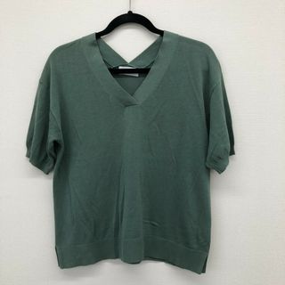 【OPAQUE.CLIP】オペークドットクリップ　緑　M　 半袖　Ｔシャツ　レディース(Tシャツ(半袖/袖なし))