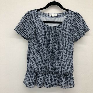 ミッシェルクラン(MICHEL KLEIN)の【MICHEL KLEIN】ミッシェルクラン　青　半袖　シャツ　レディース(カットソー(半袖/袖なし))