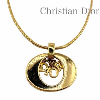 Dior - 美品 ディオール ヴィンテージ 旧ロゴ ネックレス メッキ Dior - 美品 ディオール ヴィンテージ 旧ロゴ ネックレス メッキ