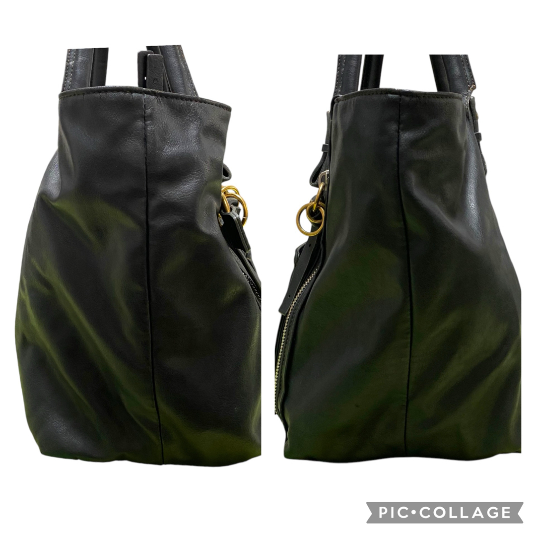 Chloe - Chloeクロエ トートバッグ レザー ブラック 大容量 Chloe - Chloeクロエ トートバッグ レザー ブラック 大容量