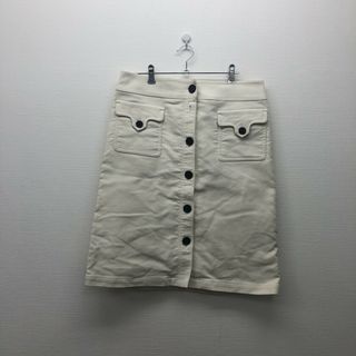 アンタイトル(UNTITLED)の【UNTITLED】アンタイトル　スカート　白系　ホワイト　サイズ42　カジュアル　レディース(その他)