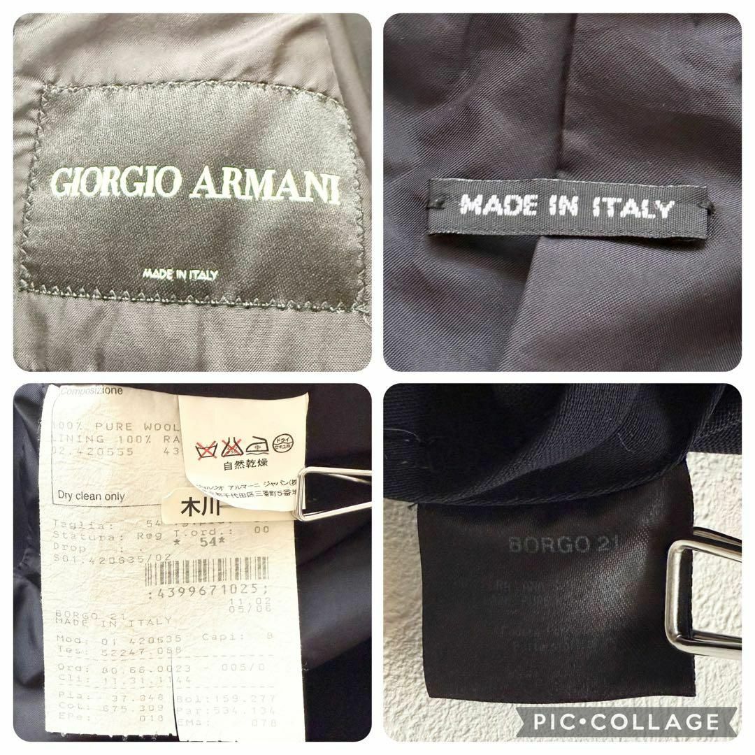 GIORGIO ARMANI - 黒タグ ジョルジオアルマーニ イタリア製 GIORGIO ARMANI - 黒タグ ジョルジオアルマーニ イタリア製