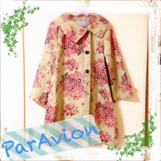 パラビオン(Par Avion)のパラビオン＊花柄スプリングコート(トレンチコート)