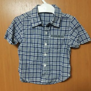 ベビーギャップ(babyGAP)の【美品】Babygap半袖シャツ80(シャツ/カットソー)