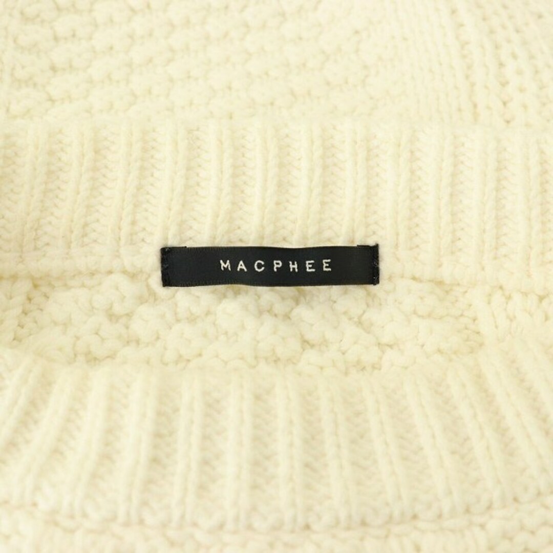 MACPHEE - マカフィー トゥモローランド ニット セーター S 白 MACPHEE - マカフィー トゥモローランド ニット セーター S 白