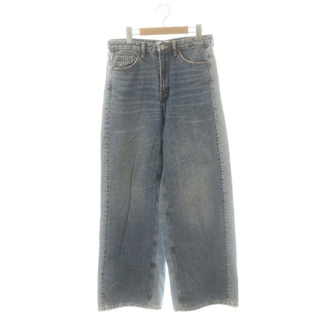 ZARA - ザラ ZARA ダメージ加工 デニム ワイドパンツ ジーンズ ZARA - ザラ ZARA ダメージ加工 デニム ワイドパンツ ジーンズ