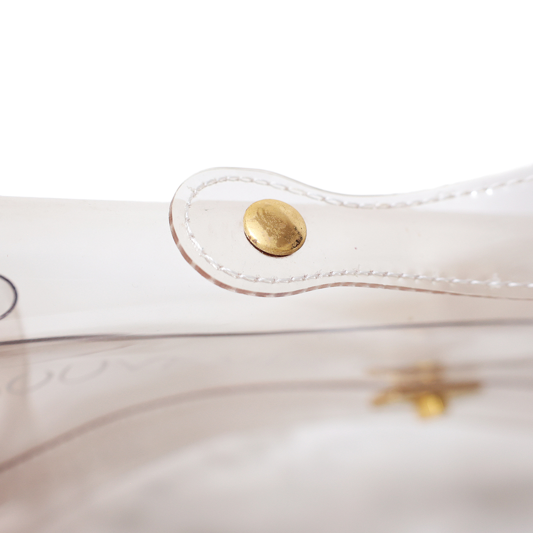 HERMES - HERMES エルメス ビニールケリー クリア クリア HERMES - HERMES エルメス ビニールケリー クリア クリア