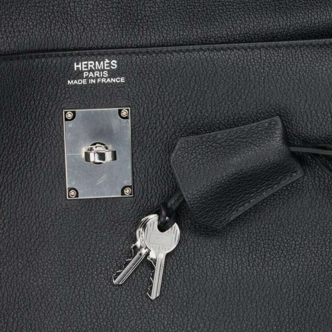 HERMES - エルメス ケリー50 Z刻印 SV金具ブラックトートバッグ HERMES - エルメス ケリー50 Z刻印 SV金具ブラックトートバッグ