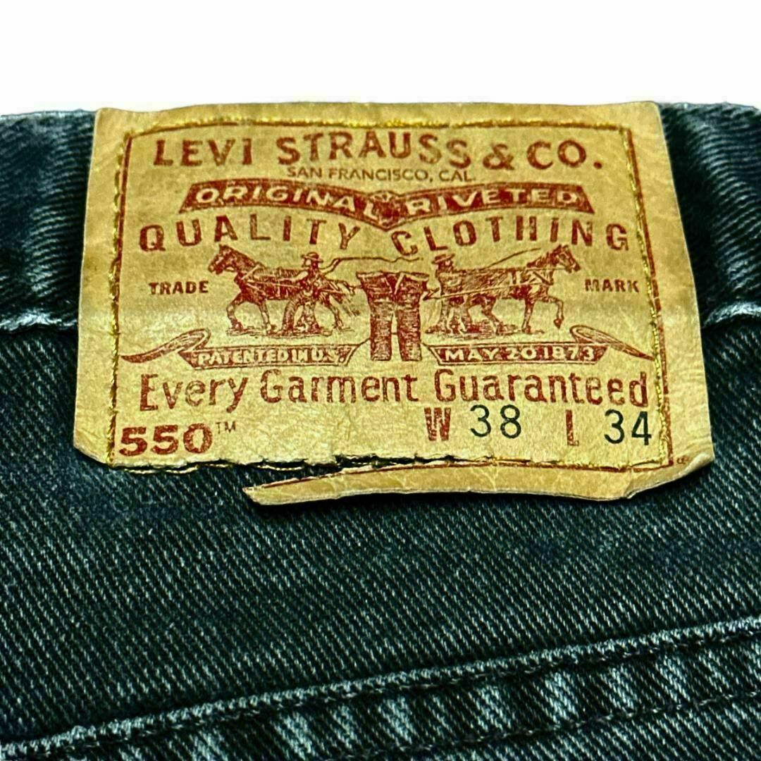 Levi's - USA製 リーバイス550 W38 太め ブラックデニム Levi's - USA製 リーバイス550 W38 太め ブラックデニム