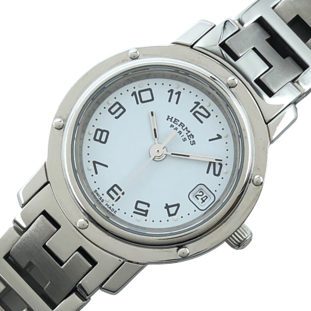 エルメス HERMES 腕時計 レディース クリッパー シルバー CL4
