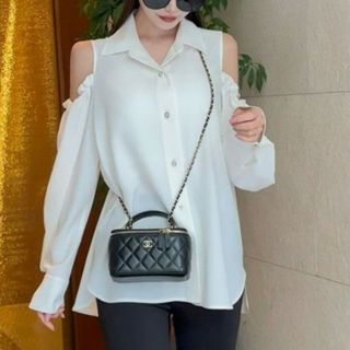 CYCLAS / シクラス | コットンシルク ストライプシャツ | 34 CYCLAS / シクラス | コットンシルク ストライプシャツ | 34