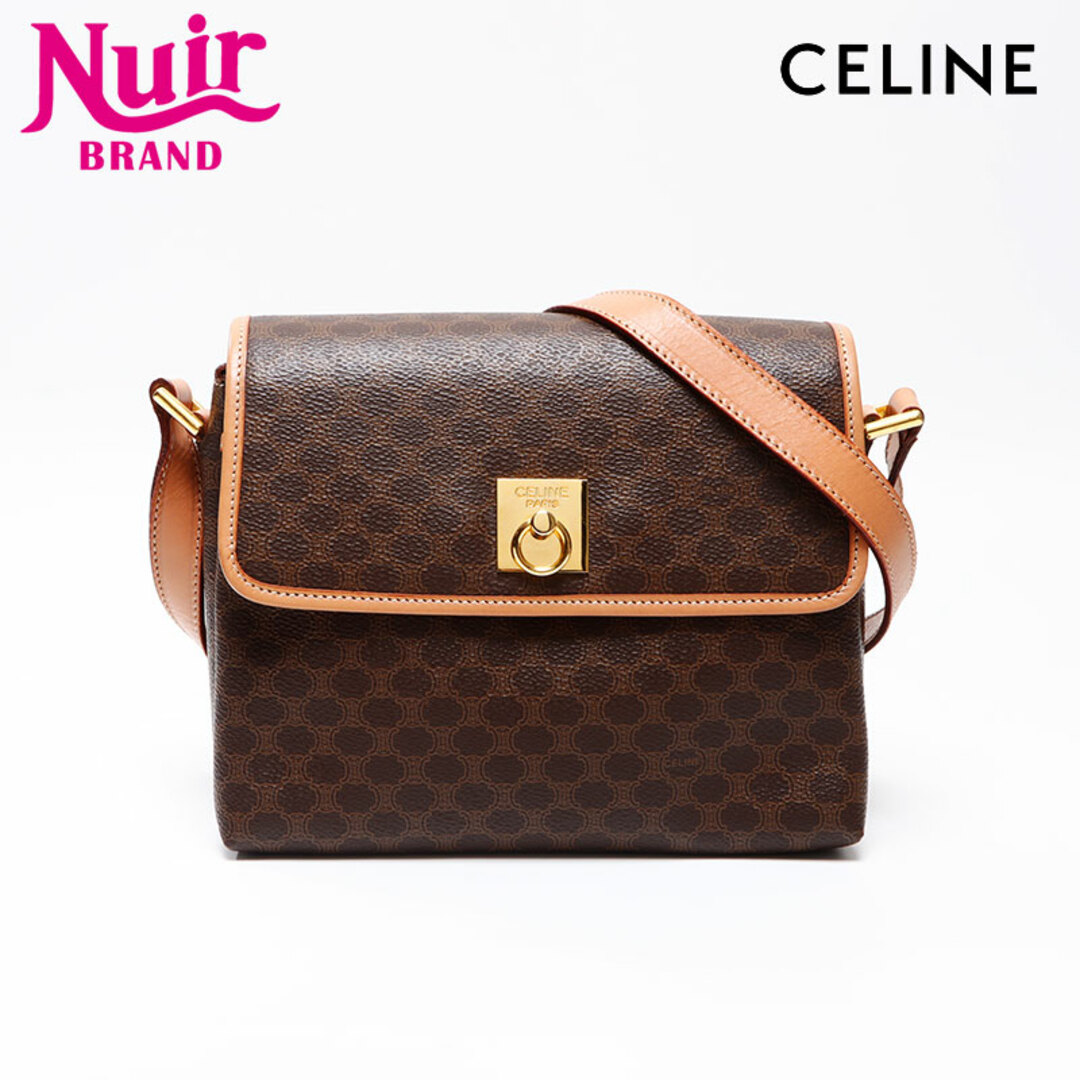 CELINE - セリーヌ CELINE マカダム PVC ショルダーバッグの通販 CELINE - セリーヌ CELINE マカダム PVC ショルダーバッグの通販