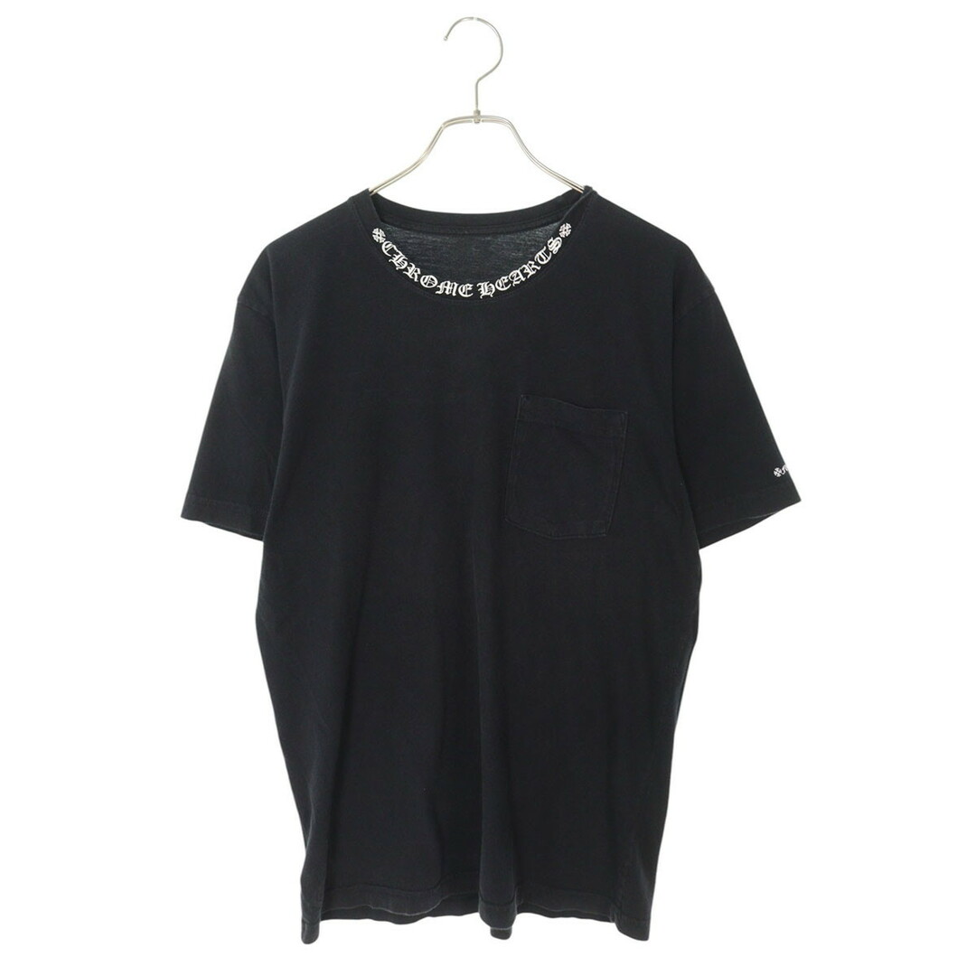 Chrome Hearts - クロムハーツ CH T-SHRT/1 ネックロゴプリントT Chrome Hearts - クロムハーツ CH T-SHRT/1 ネックロゴプリントT