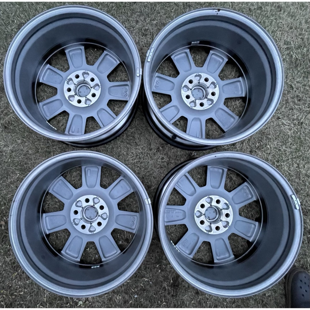 三菱 - 現行デリカD5新車外し純正アルミホイール4本セットの通販 三菱 - 現行デリカD5新車外し純正アルミホイール4本セットの通販