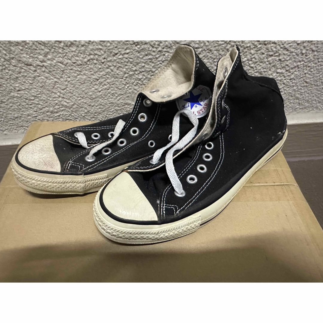 CONVERSE - 90s USA製 コンバース オールスター 黒 25センチ CONVERSE - 90s USA製 コンバース オールスター 黒 25センチ