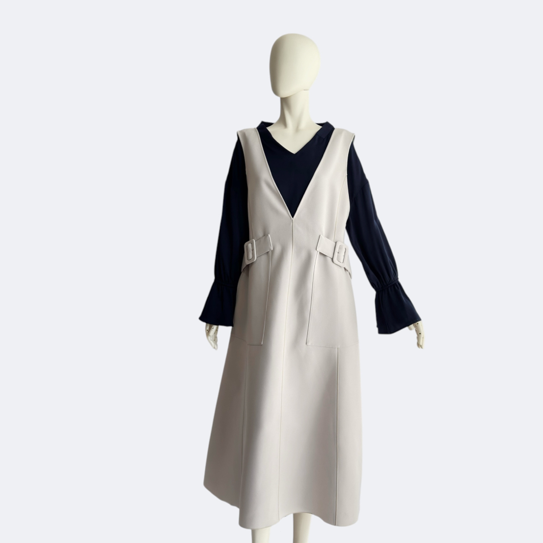 ADORE - ADORE アドーア ジャンパースカート ワンピース の通販 ADORE - ADORE アドーア ジャンパースカート ワンピース の通販