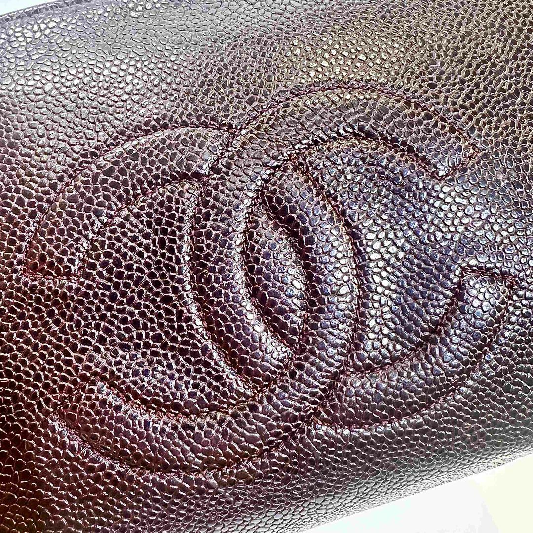 CHANEL - CHANEL シャネル ココマーク コスメポーチ ブラウン CHANEL - CHANEL シャネル ココマーク コスメポーチ ブラウン