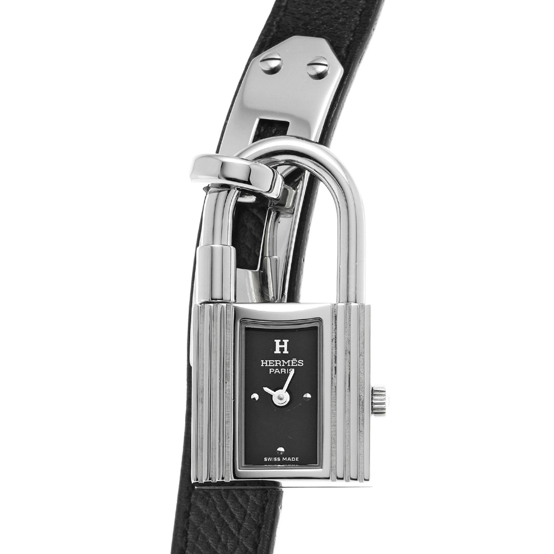 雑誌で紹介された HERMES - エルメス ケリーウォッチ KE1.210a ブラック ケリー