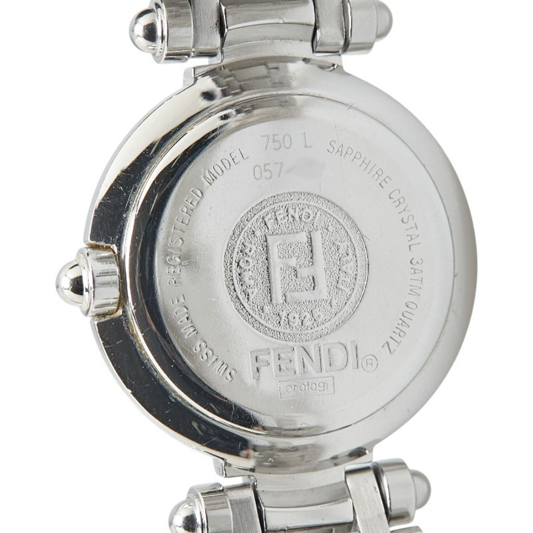 『4年保証』 FENDI ブラック クオーツ 750L 腕時計 オロロジ フェンディ - フェンディ