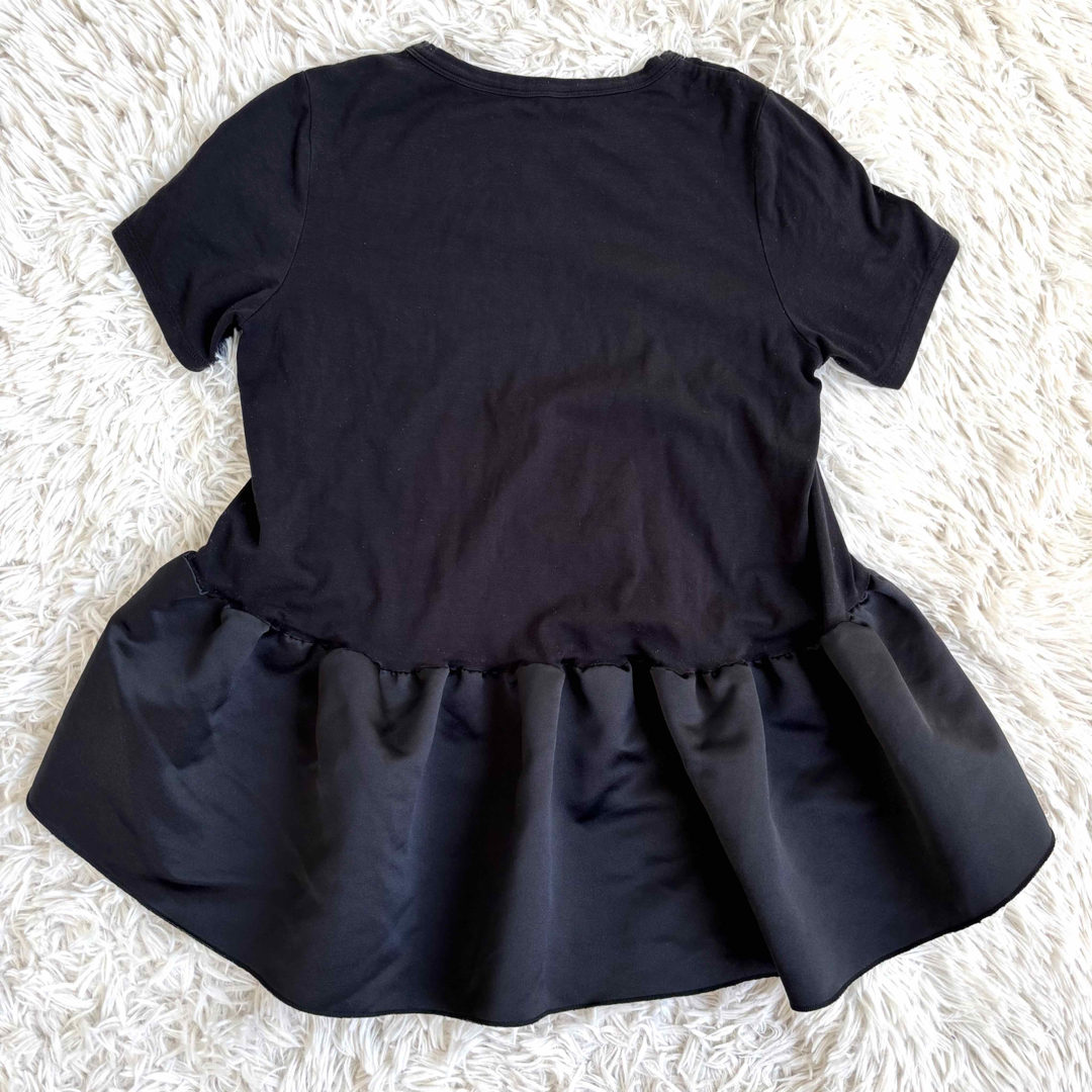 YOKO CHAN - YOKOCHAN サテンペプラムカットソー Tシャツ YOKO CHAN - YOKOCHAN サテンペプラムカットソー Tシャツ