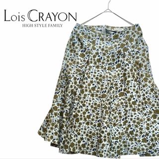 Lois CRAYON - ロイスクレヨン 花柄 スカートの通販 by こしあん Lois CRAYON - ロイスクレヨン 花柄 スカートの通販 by こしあん