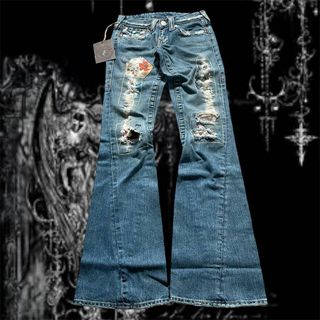 True Religion - USA製 00s Y2K TRUE RELIGION ローライズフレア True Religion - USA製 00s Y2K TRUE RELIGION ローライズフレア