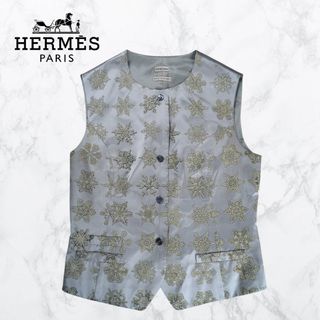 HERMES - 【希少】HERMES 90s マルジェラ期 スカーフ柄 シルク HERMES - 【希少】HERMES 90s マルジェラ期 スカーフ柄 シルク