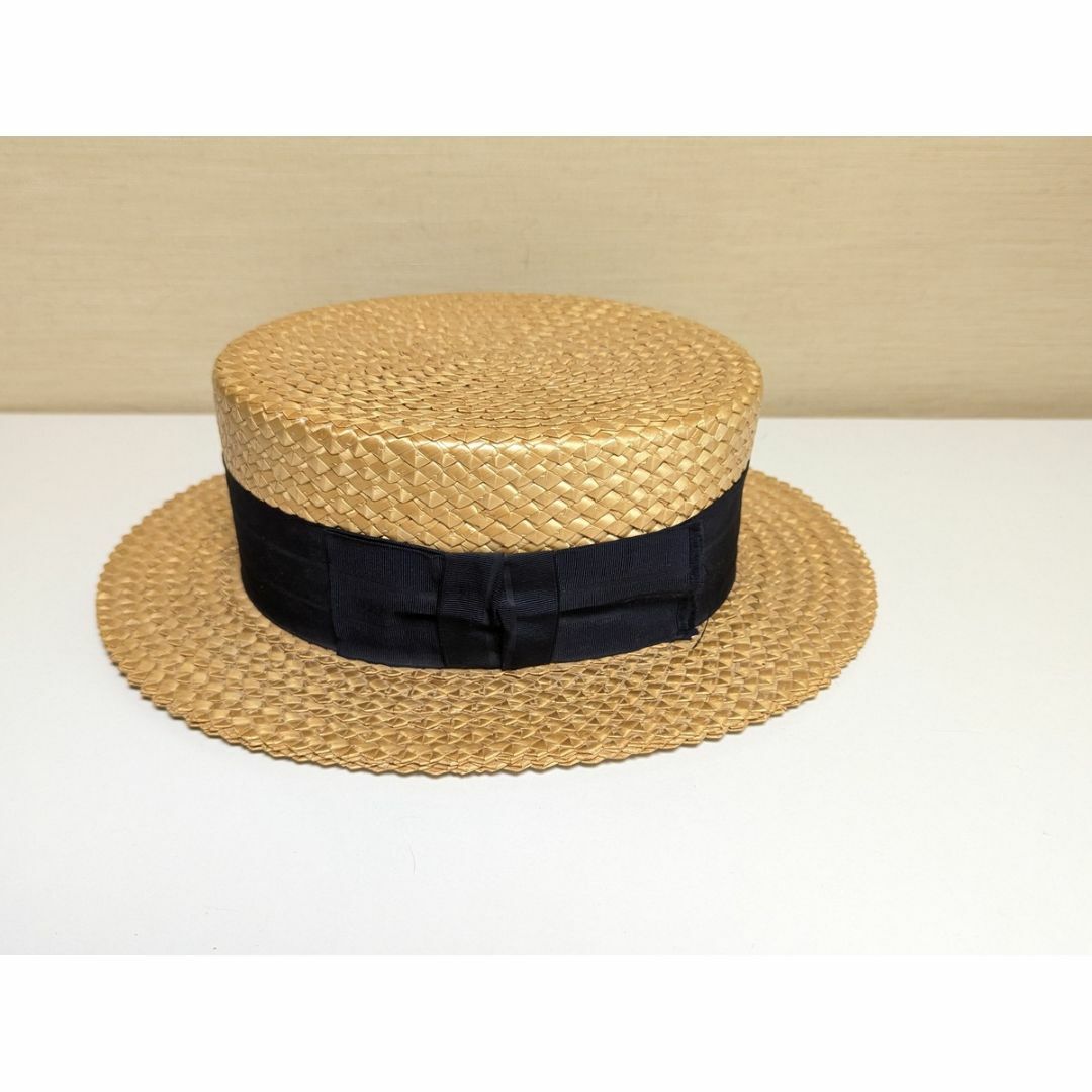 Stetson カンカン帽 ボーターハット M 57cm 30sヴィンテージの Stetson カンカン帽 ボーターハット M 57cm 30sヴィンテージの