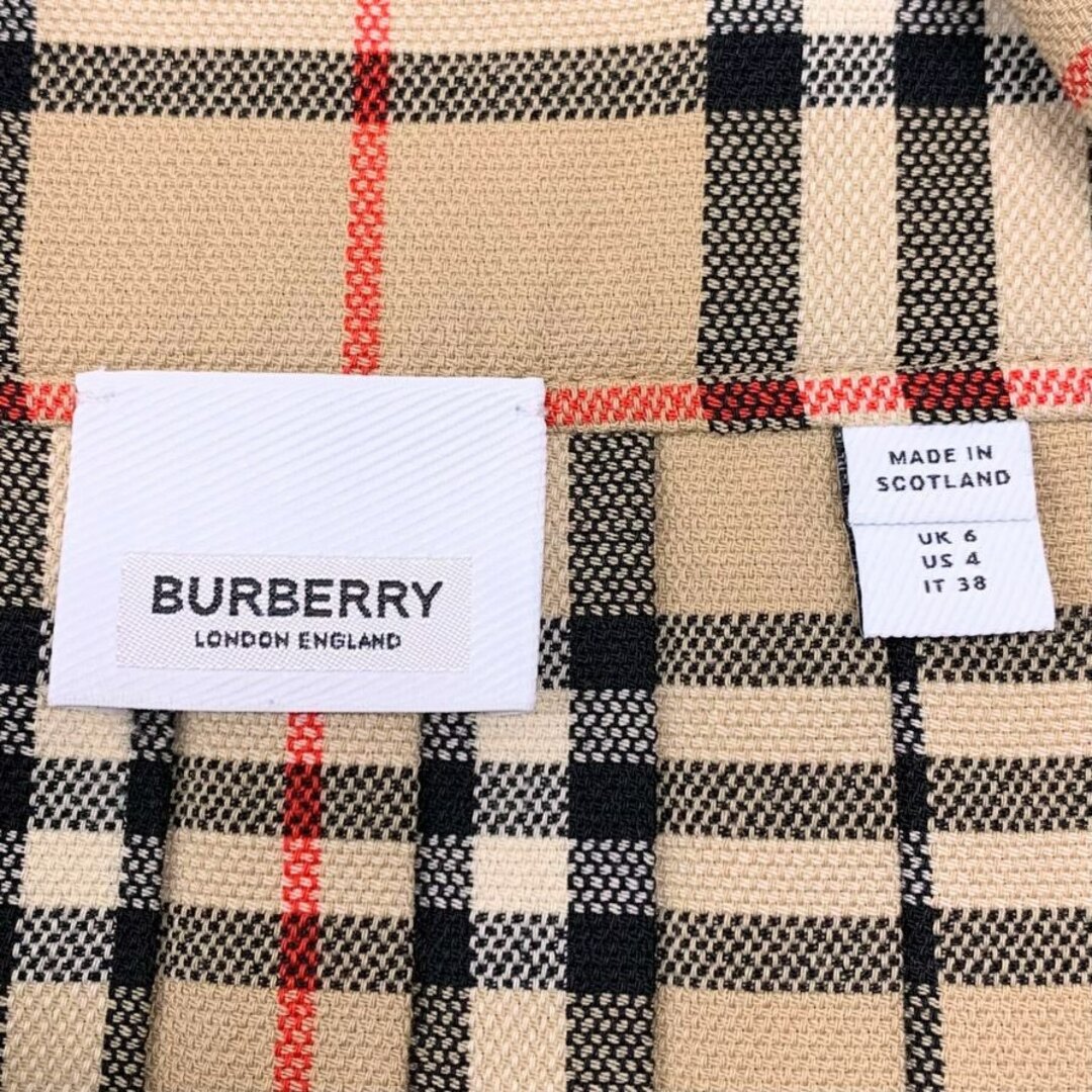 BURBERRY - バーバリー スカート ノバチェック カットオフ BURBERRY - バーバリー スカート ノバチェック カットオフ