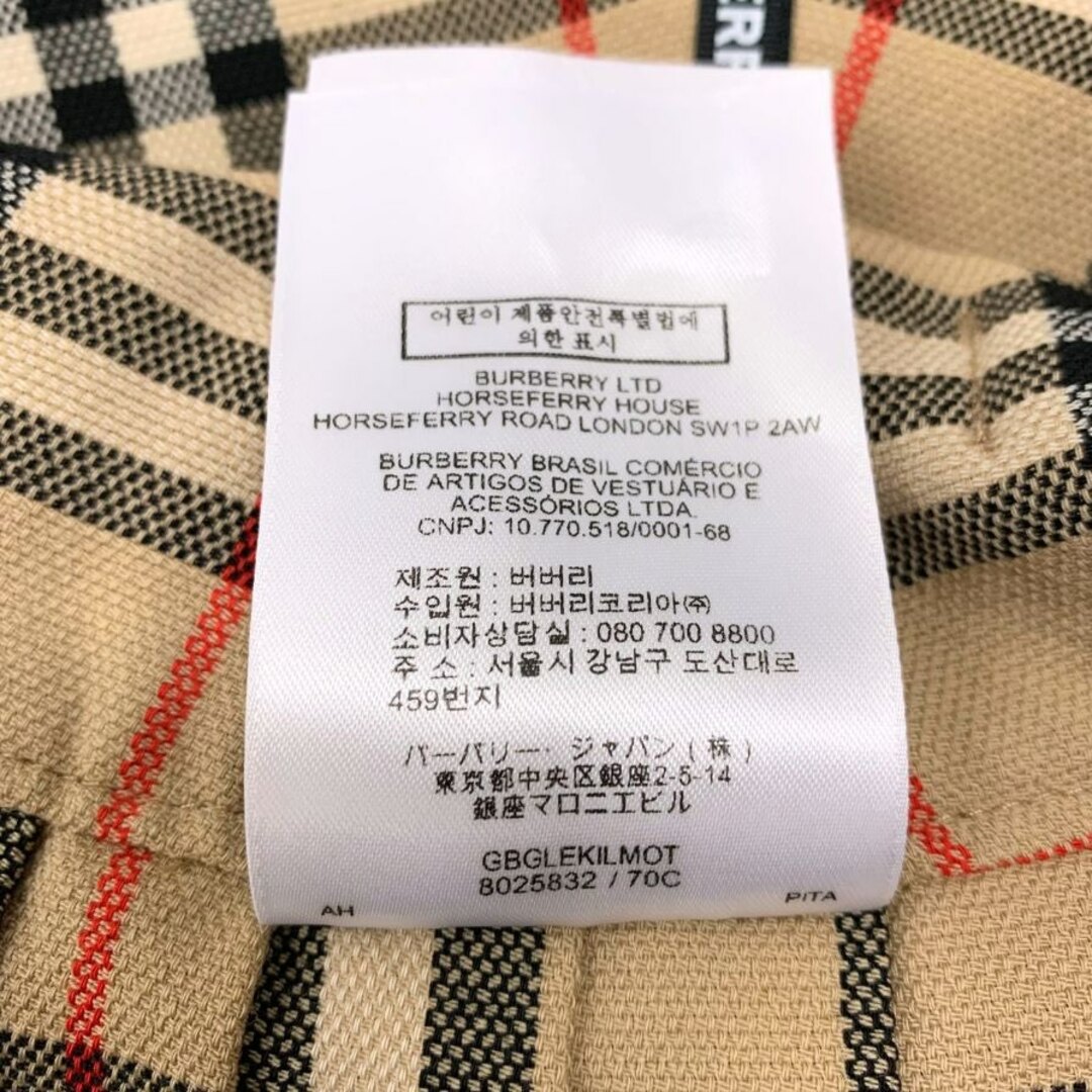 BURBERRY - バーバリー スカート ノバチェック カットオフ BURBERRY - バーバリー スカート ノバチェック カットオフ
