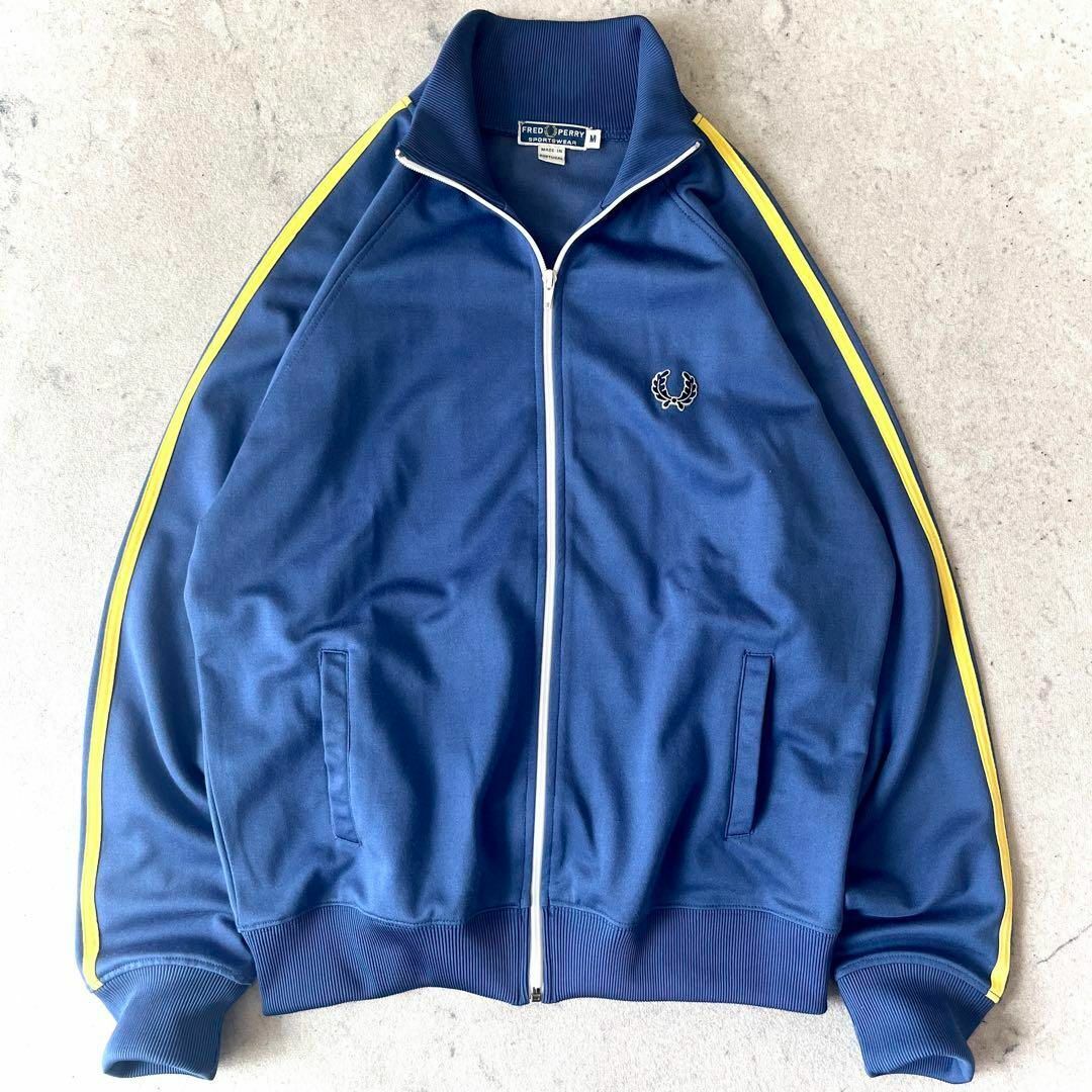 FRED PERRY - 80s フレッドペリー ポルトガル製 M 袖ライン FRED PERRY - 80s フレッドペリー ポルトガル製 M 袖ライン