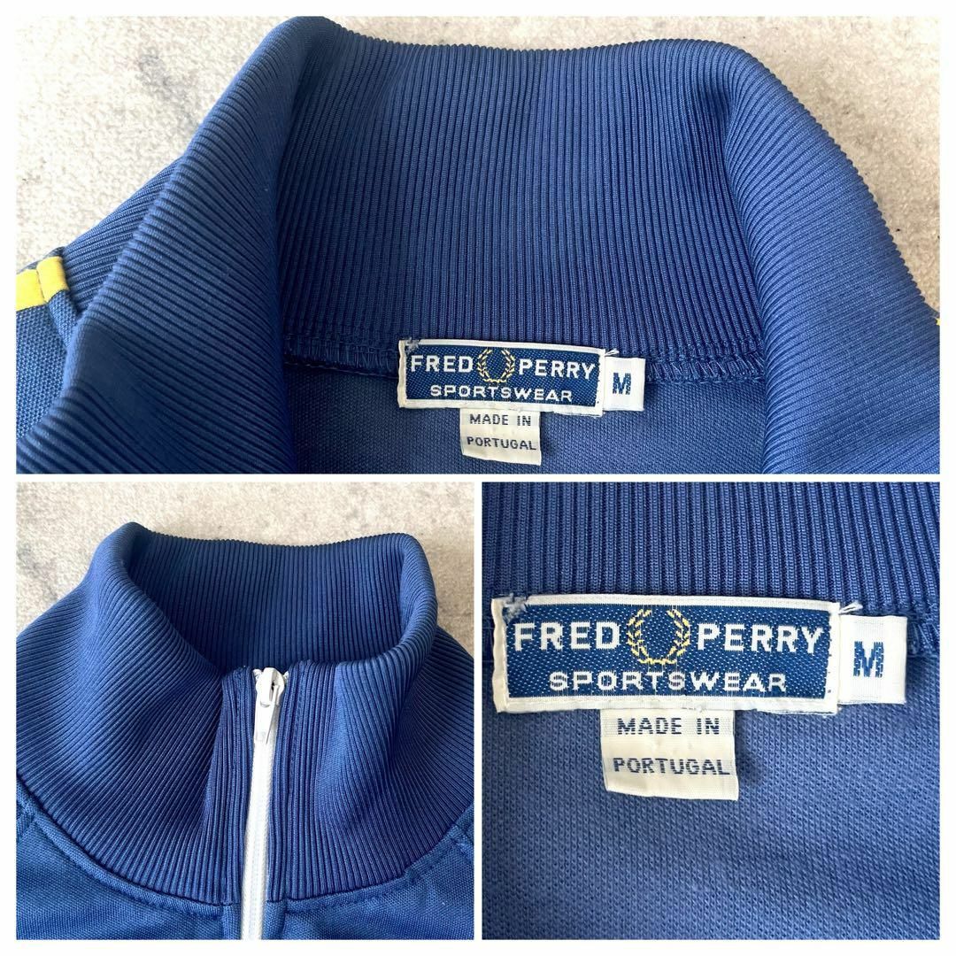 FRED PERRY - 80s フレッドペリー ポルトガル製 M 袖ライン FRED PERRY - 80s フレッドペリー ポルトガル製 M 袖ライン