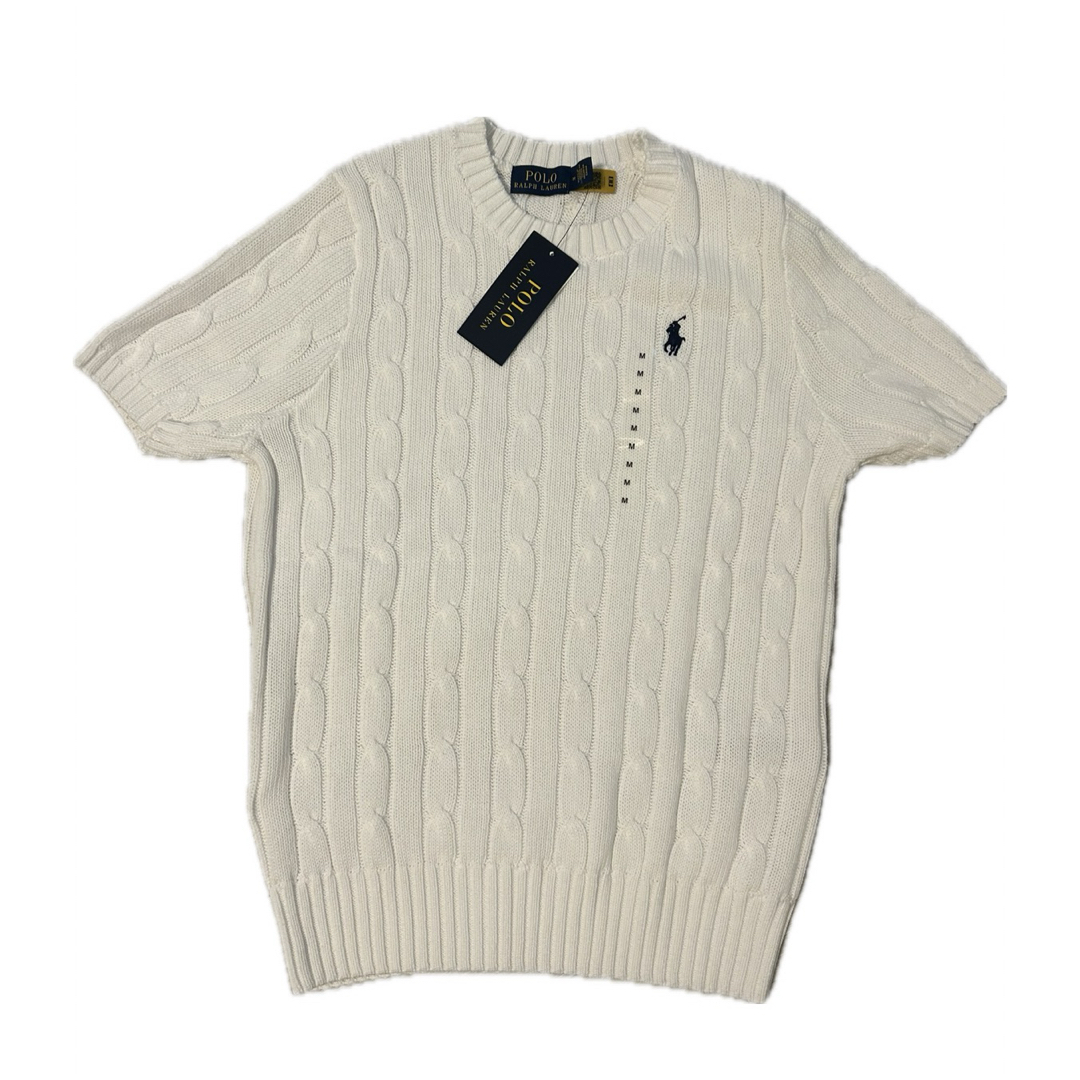 POLO RALPH LAUREN - Polo Ralph Lauren 半袖ケーブルニット S POLO RALPH LAUREN - Polo Ralph Lauren 半袖ケーブルニット S
