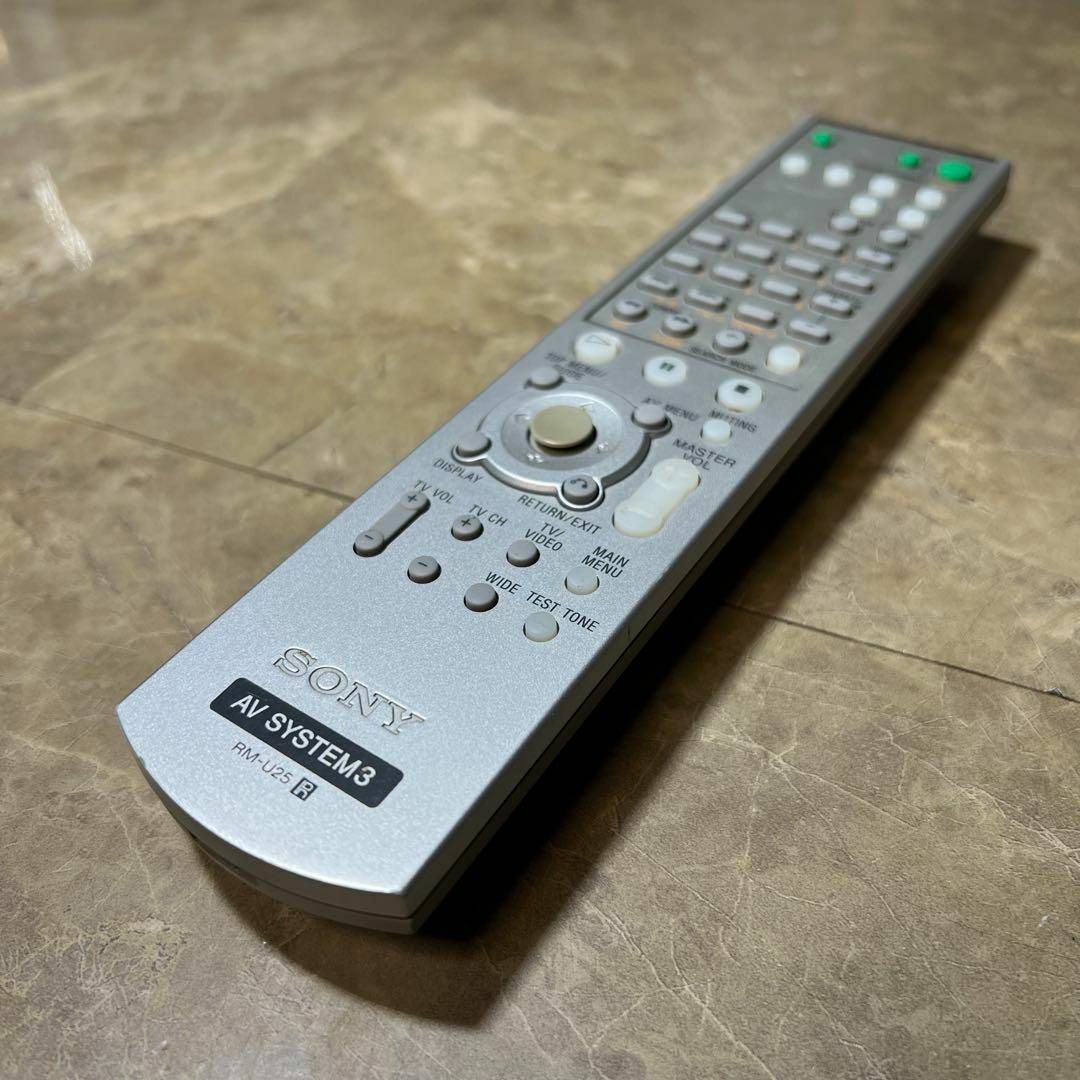 SONY - SONY ホームシアターシステム用リモコン RM-U25 対応HT SONY - SONY ホームシアターシステム用リモコン RM-U25 対応HT